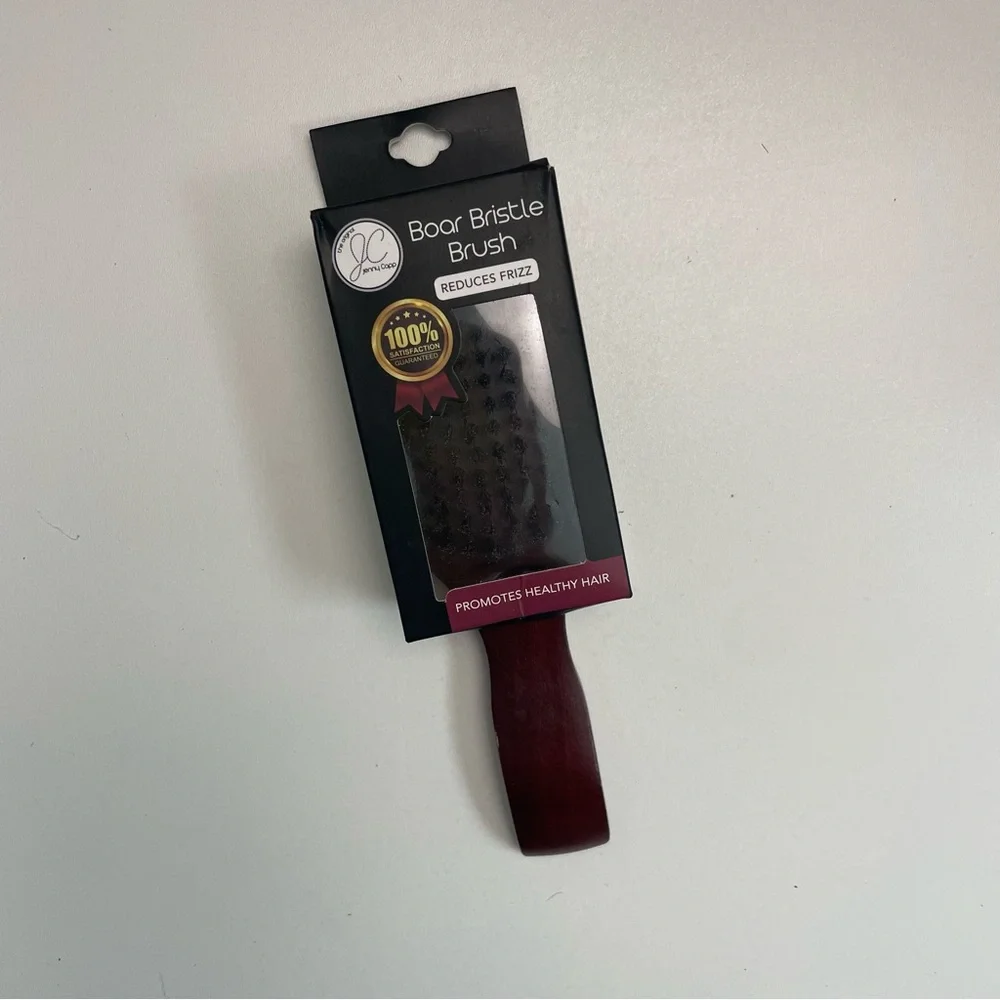 Jenny Capp Brush Boar Bristle Wood Handle Conditions Stimulates Scalp Unisex